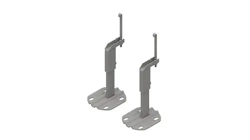 Kermi Unterstützungskonsolen-Set für senkrechte Flachheizkörper Typ 20-22, ZB04760001